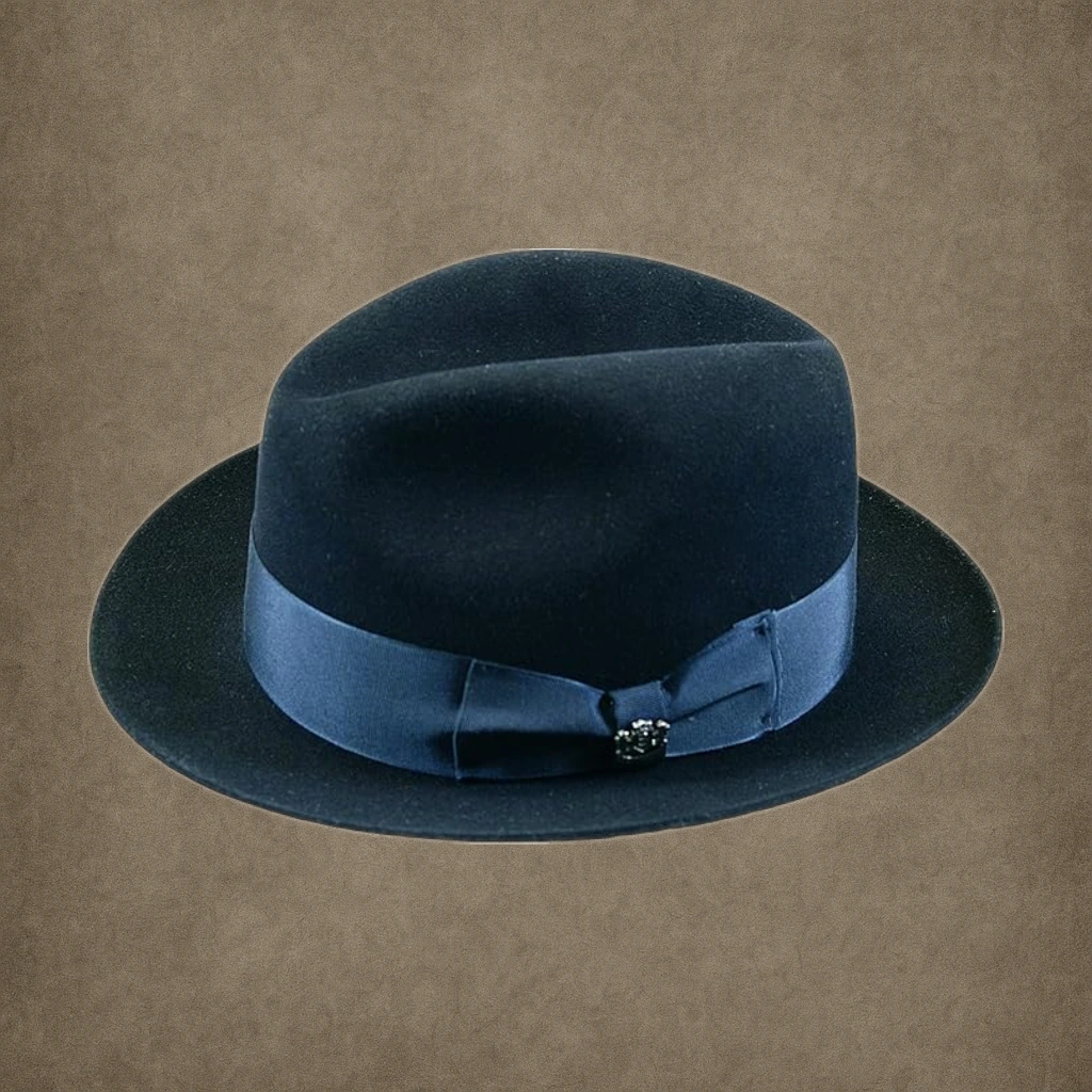 Madison Merino Suede Finish hat in a Pinch Front Shape Hat